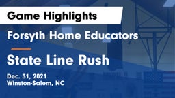 Forsyth Home Educators vs State Line Rush Game Highlights - Dec. 31, 2021