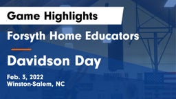 Forsyth Home Educators vs Davidson Day Game Highlights - Feb. 3, 2022