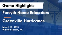 Forsyth Home Educators vs Greenville Hurricanes Game Highlights - March 15, 2023