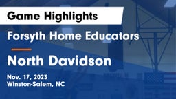 Forsyth Home Educators vs North Davidson  Game Highlights - Nov. 17, 2023
