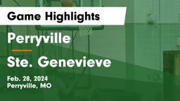 Perryville  vs Ste. Genevieve  Game Highlights - Feb. 28, 2024