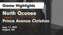 North Oconee  vs Prince Avenue Christian Game Highlights - Aug. 11, 2022