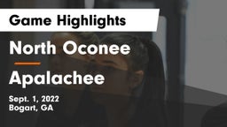 North Oconee  vs Apalachee  Game Highlights - Sept. 1, 2022