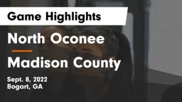 North Oconee  vs Madison County  Game Highlights - Sept. 8, 2022