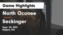 North Oconee  vs Seckinger Game Highlights - Sept. 20, 2022
