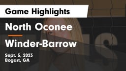 North Oconee  vs Winder-Barrow  Game Highlights - Sept. 5, 2023