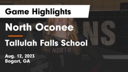 North Oconee  vs Tallulah Falls School Game Highlights - Aug. 12, 2023