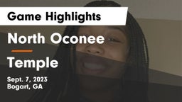 North Oconee  vs Temple  Game Highlights - Sept. 7, 2023
