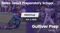 Matchup: Belen Jesuit vs. Gulliver Prep  2020