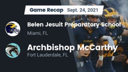 Recap: Belen Jesuit Preparatory School vs. Archbishop McCarthy  2021