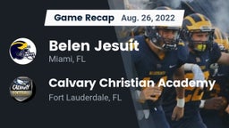 Recap:  Belen Jesuit  vs. Calvary Christian Academy 2022