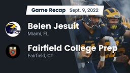 Recap:  Belen Jesuit  vs. Fairfield College Prep  2022