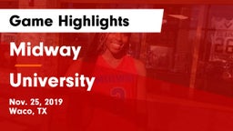 Midway  vs University  Game Highlights - Nov. 25, 2019
