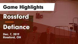 Rossford  vs Defiance  Game Highlights - Dec. 7, 2019