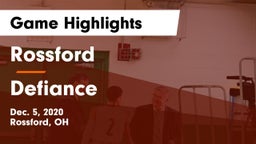 Rossford  vs Defiance  Game Highlights - Dec. 5, 2020