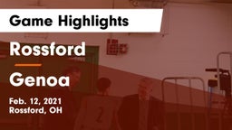 Rossford  vs Genoa  Game Highlights - Feb. 12, 2021