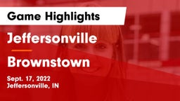 Jeffersonville  vs Brownstown Game Highlights - Sept. 17, 2022