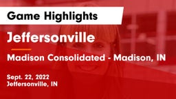 Jeffersonville  vs Madison Consolidated  - Madison, IN Game Highlights - Sept. 22, 2022