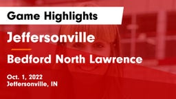 Jeffersonville  vs Bedford North Lawrence  Game Highlights - Oct. 1, 2022