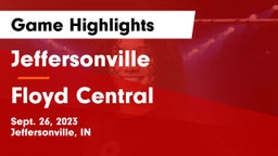 Jeffersonville  vs Floyd Central  Game Highlights - Sept. 26, 2023