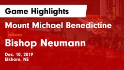 Mount Michael Benedictine vs Bishop Neumann  Game Highlights - Dec. 10, 2019