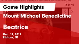 Mount Michael Benedictine vs Beatrice  Game Highlights - Dec. 14, 2019