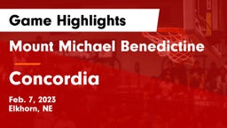 Mount Michael Benedictine vs Concordia Game Highlights - Feb. 7, 2023