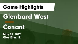 Glenbard West  vs Conant  Game Highlights - May 28, 2022