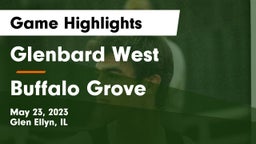 Glenbard West  vs Buffalo Grove  Game Highlights - May 23, 2023