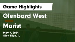 Glenbard West  vs Marist  Game Highlights - May 9, 2024