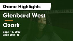 Glenbard West  vs Ozark  Game Highlights - Sept. 13, 2022