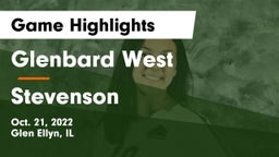 Glenbard West  vs Stevenson  Game Highlights - Oct. 21, 2022
