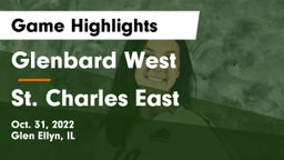 Glenbard West  vs St. Charles East  Game Highlights - Oct. 31, 2022