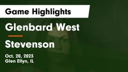 Glenbard West  vs Stevenson  Game Highlights - Oct. 20, 2023