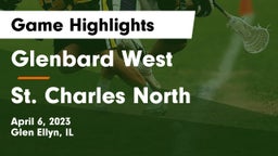 Glenbard West  vs St. Charles North  Game Highlights - April 6, 2023