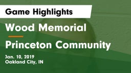 Wood Memorial  vs Princeton Community  Game Highlights - Jan. 10, 2019
