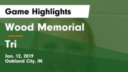 Wood Memorial  vs Tri  Game Highlights - Jan. 12, 2019
