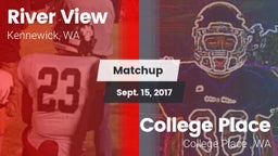 Matchup: River View High vs. College Place   2017