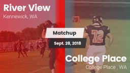 Matchup: River View High vs. College Place   2018