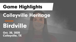 Colleyville Heritage  vs Birdville  Game Highlights - Oct. 20, 2020