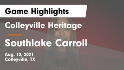 Colleyville Heritage  vs Southlake Carroll  Game Highlights - Aug. 10, 2021