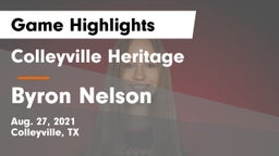 Colleyville Heritage  vs Byron Nelson Game Highlights - Aug. 27, 2021