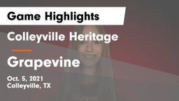 Colleyville Heritage  vs Grapevine  Game Highlights - Oct. 5, 2021