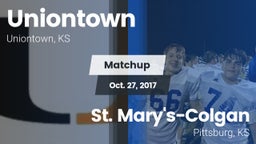 Matchup: Uniontown vs. St. Mary's-Colgan  2017
