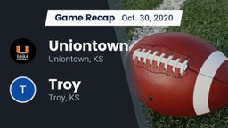 Recap: Uniontown  vs. Troy  2020