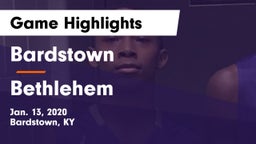 Bardstown  vs Bethlehem Game Highlights - Jan. 13, 2020