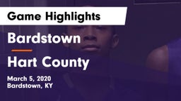 Bardstown  vs Hart County  Game Highlights - March 5, 2020