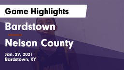 Bardstown  vs Nelson County  Game Highlights - Jan. 29, 2021