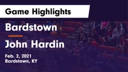 Bardstown  vs John Hardin  Game Highlights - Feb. 2, 2021