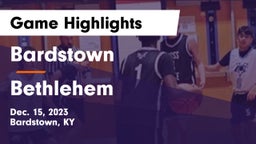 Bardstown  vs Bethlehem  Game Highlights - Dec. 15, 2023